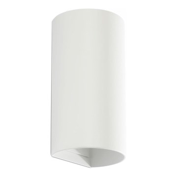 FARO 40538 - Sienas lampa SOLE 2xGU10/8W/230V balta apaļa