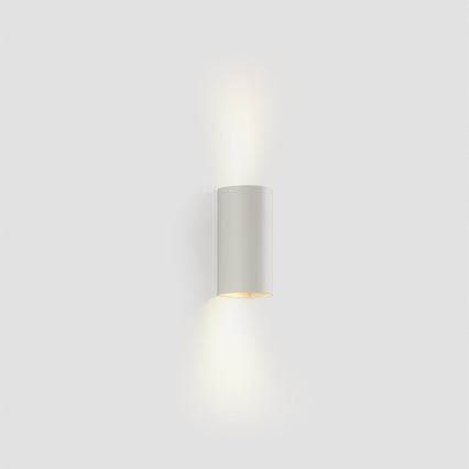 FARO 40538 - Sienas lampa SOLE 2xGU10/8W/230V balta apaļa