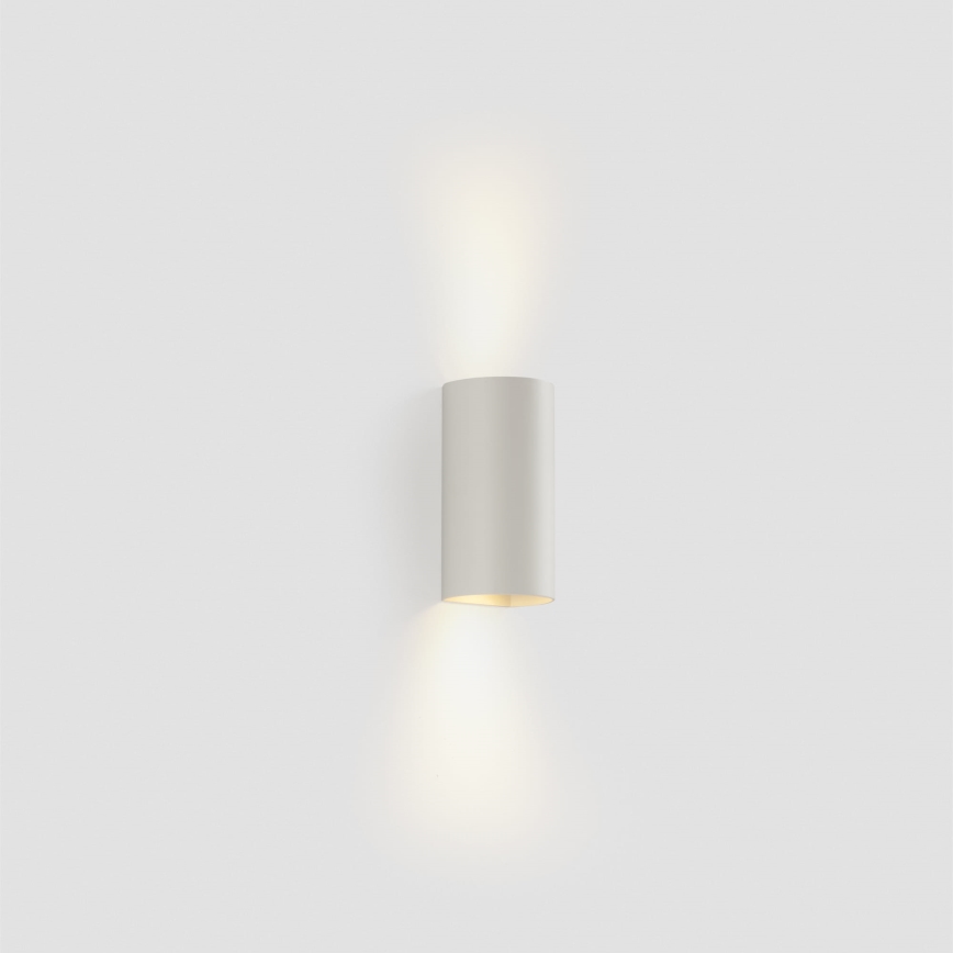 FARO 40538 - Sienas lampa SOLE 2xGU10/8W/230V balta apaļa