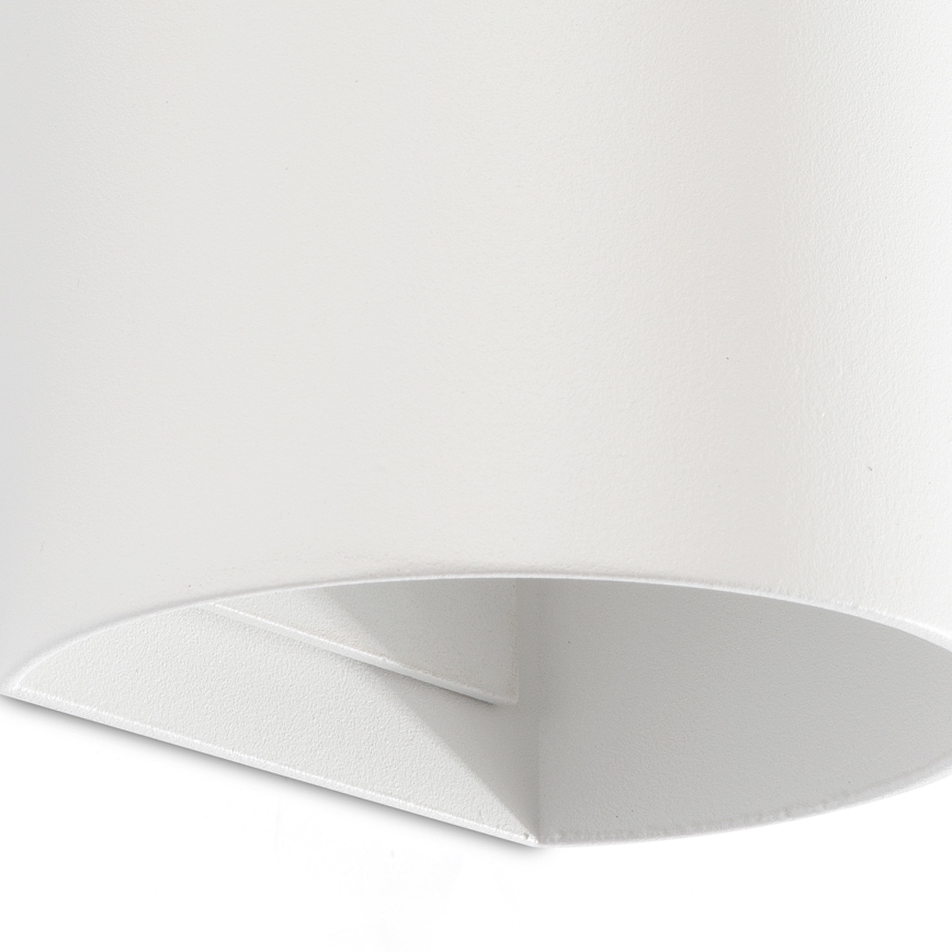 FARO 40538 - Sienas lampa SOLE 2xGU10/8W/230V balta apaļa