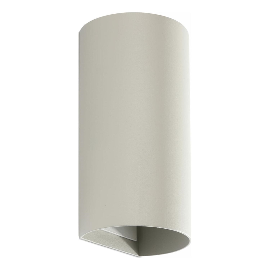 FARO 40540 - Sienas lampa SOLE 2xGU10/8W/230V pelēka apaļa