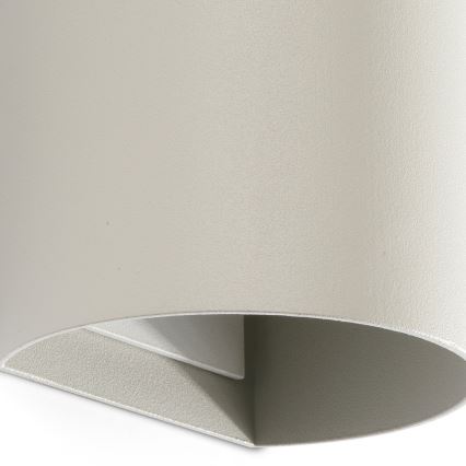 FARO 40540 - Sienas lampa SOLE 2xGU10/8W/230V pelēka apaļa