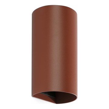 FARO 40541 - Sienas lampa SOLE 2xGU10/8W/230V ķieģelis apaļa