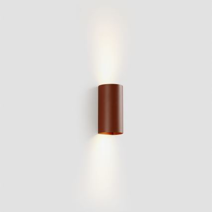 FARO 40541 - Sienas lampa SOLE 2xGU10/8W/230V ķieģelis apaļa