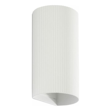 FARO 40542 - Sienas lampa SOLE 2xGU10/8W/230V balta gliemežvāka apaļa