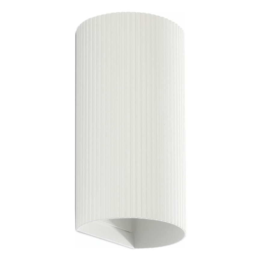 FARO 40542 - Sienas lampa SOLE 2xGU10/8W/230V balta gliemežvāka apaļa