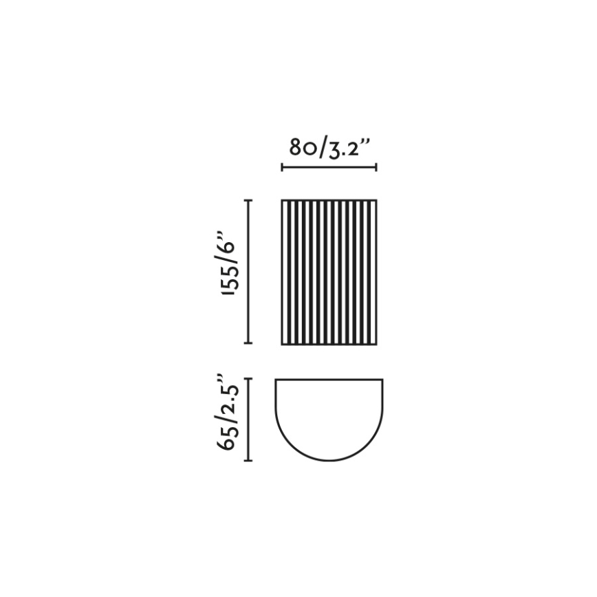 FARO 40545 - Sienas lampa SOLE 2xGU10/8W/230V ķieģelis gliemežvāka apaļa