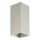 FARO 40567 - Sienas lampa SOLE 2xGU10/8W/230V pelēka gliemežvāka leņķa