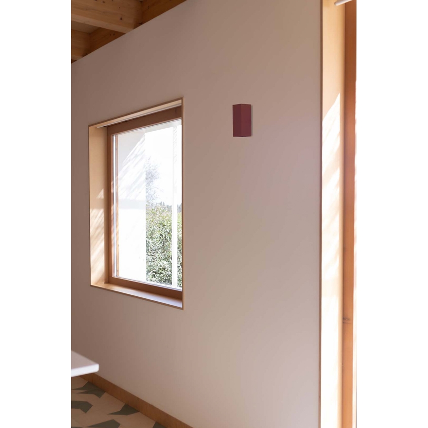 FARO 40568 - Sienas lampa SOLE 2xGU10/8W/230V ķieģelis gliemežvāka leņķa