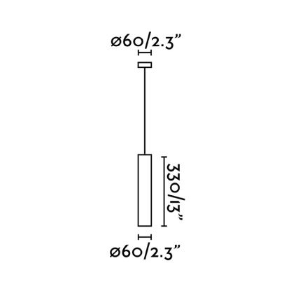 FARO 43755 - Lustra uz auklas STAN 1xGU10/8W/230V