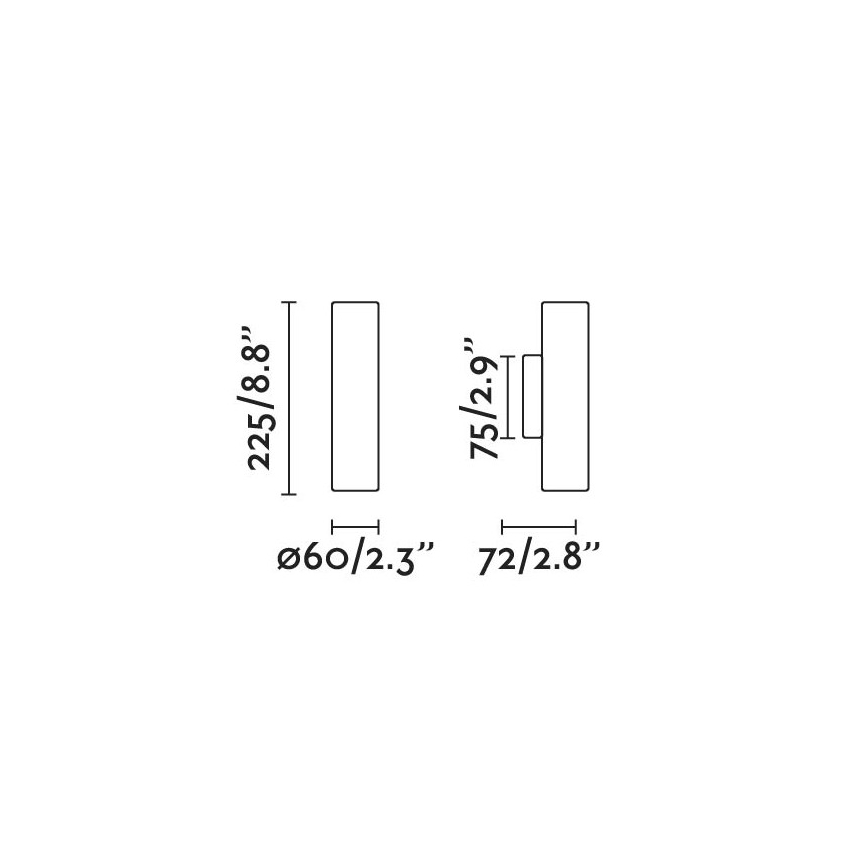FARO 43760 - Sienas lampa STAN 2xGU10/8W/230V zelta