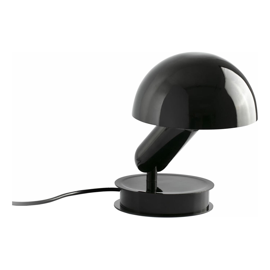 FARO 56100 - Galda lampa ar stiprinājumu 2in1 BELA 1xE27/15W/230V melna