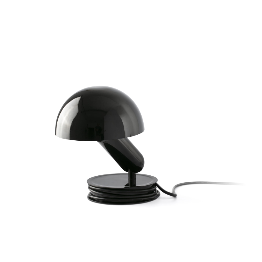 FARO 56100 - Galda lampa ar stiprinājumu 2in1 BELA 1xE27/15W/230V melna