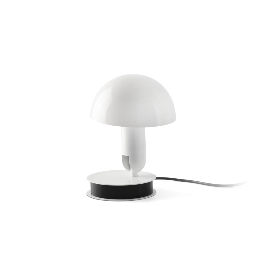 FARO 56101 - Galda lampa ar stiprinājumu 2in1 BELA 1xE27/15W/230V balta