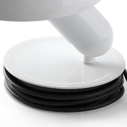 FARO 56101 - Galda lampa ar stiprinājumu 2in1 BELA 1xE27/15W/230V balta