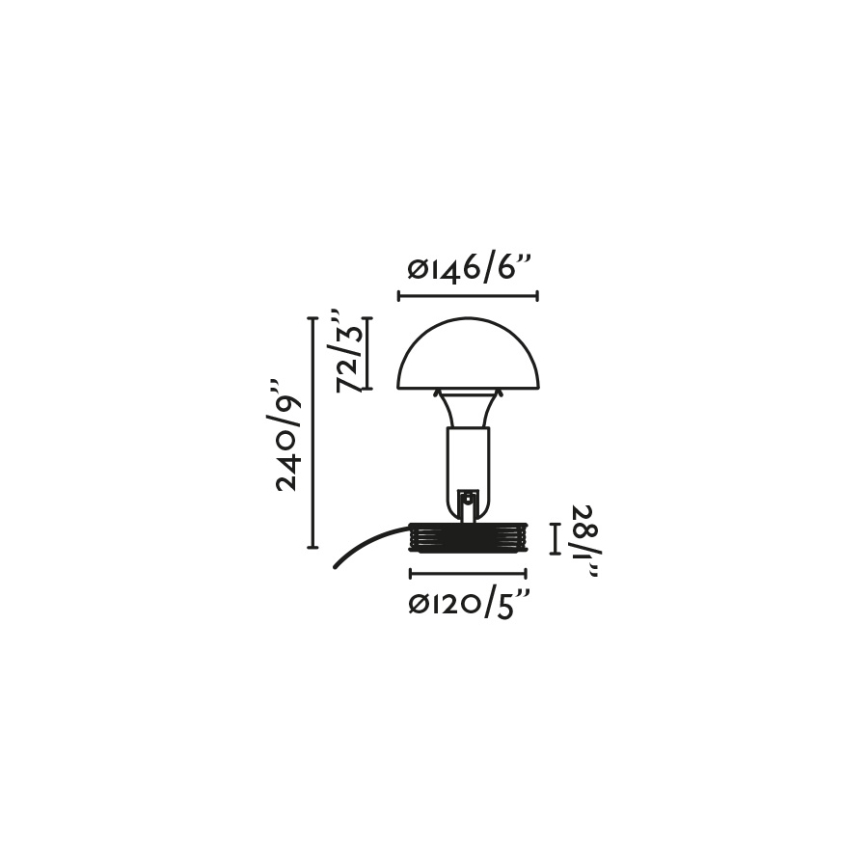 FARO 56101 - Galda lampa ar stiprinājumu 2in1 BELA 1xE27/15W/230V balta