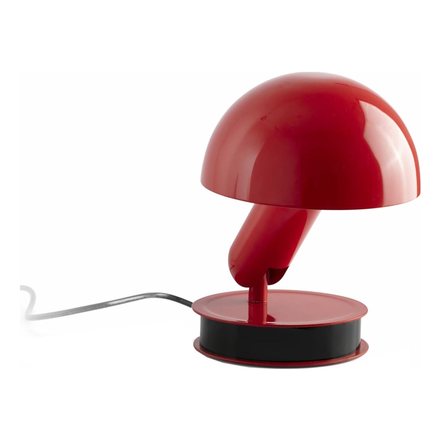 FARO 56103 - Galda lampa ar stiprinājumu 2in1 BELA 1xE27/15W/230V sarkana