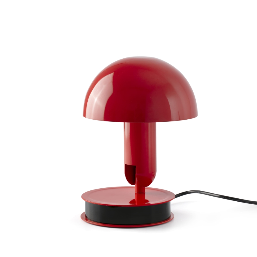 FARO 56103 - Galda lampa ar stiprinājumu 2in1 BELA 1xE27/15W/230V sarkana