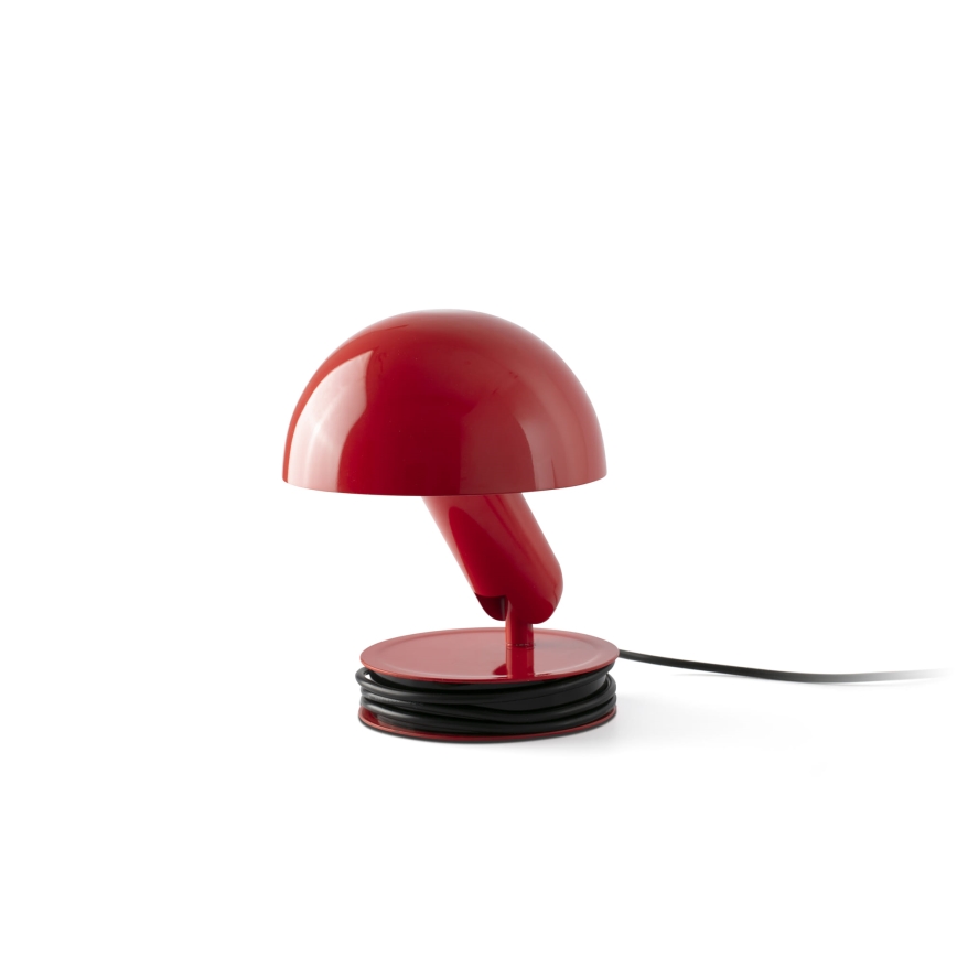 FARO 56103 - Galda lampa ar stiprinājumu 2in1 BELA 1xE27/15W/230V sarkana