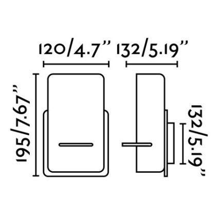 FARO 62130 - Sienas lampa SMILE 1xE27/15W/230V balta