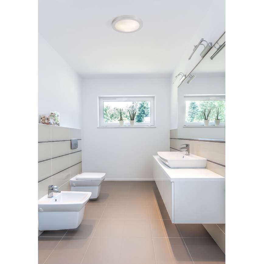 FARO 62980 - Vannas istabas griestu gaismeklis LOGOS-1 1xE27/20W/230V IP44