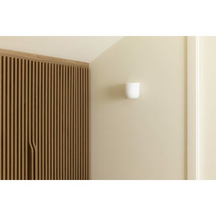 FARO 63428 - Sienas lampa KAPPU 1xE14/7W/230V 15,8x15 cm balta