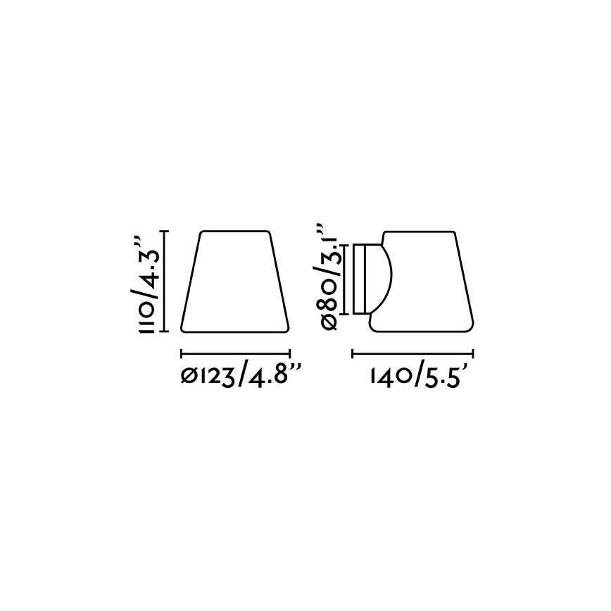 FARO 63510 - Vannas istabas sienas gaismeklis BIANCA 1xG9/6W/230V IP44