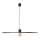FARO 68590-70 - Lustra ar auklu COSTAS 1xE27/15W/230V d. 100 cm melna/rotanga