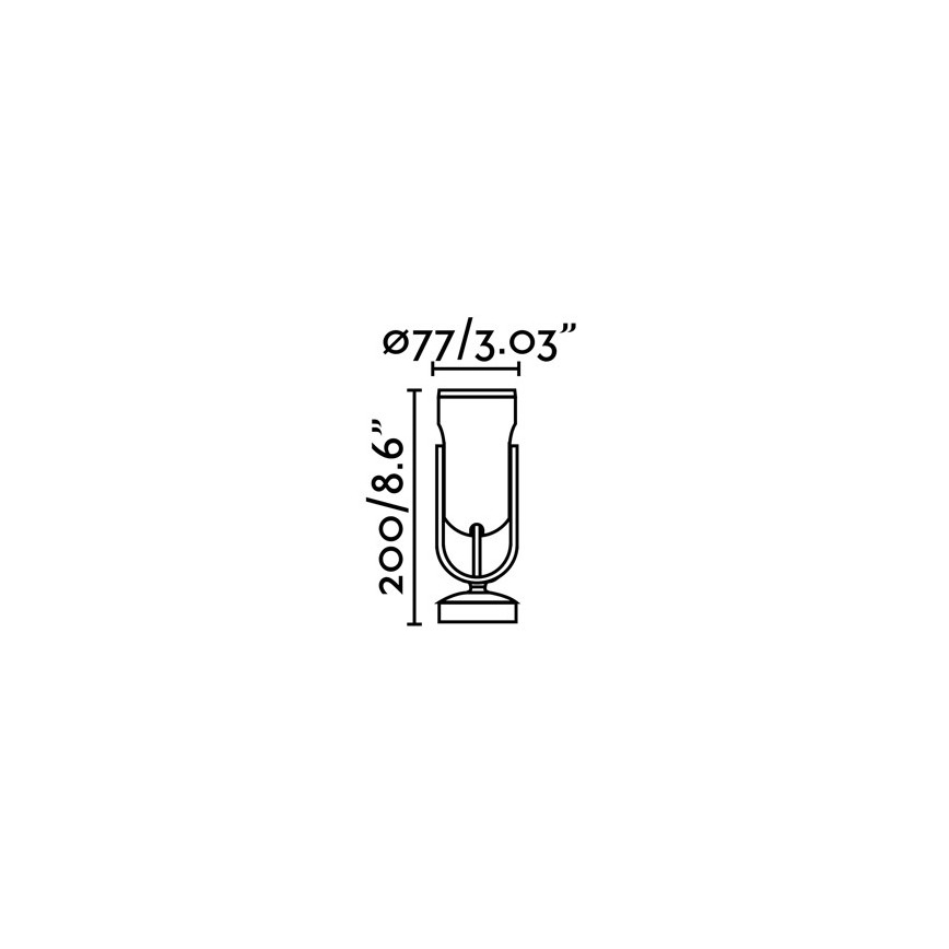 FARO 70035 - Āra LED sienas gaismeklis SLOT-1 LED/14W/230V IP65 3000K