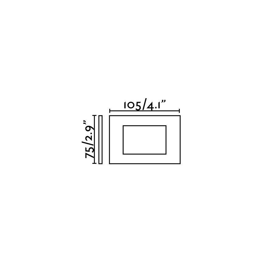FARO 70163 - LED Āra iegremdēts gaismeklis SPARK-1 LED/5W/230V IP65