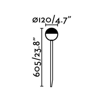 FARO 70245 - LED Āra lampa PICCOLA LED/8W/230V IP65