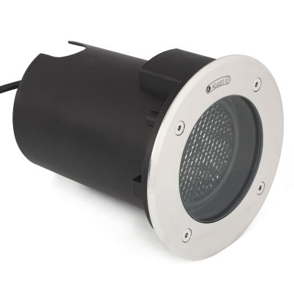 FARO 70310 - Āra iebūvējams brauktuves gaismeklis GEISER 1xGU10/8W/230V IK08 IP67 nerūsējošais tērauds