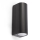 FARO 70327 - Āra sienas gaismeklis ESTELA 2xGU10/5W/230V IP65 melns