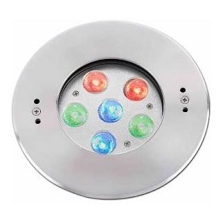 FARO 70456 - LED RGB Iegremdējama āra lampa EDEL LED/18W/24V IP68