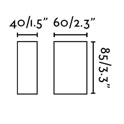 FARO 70567N - Āra LED sienas gaismeklis CANON LED/4W/230V IP44