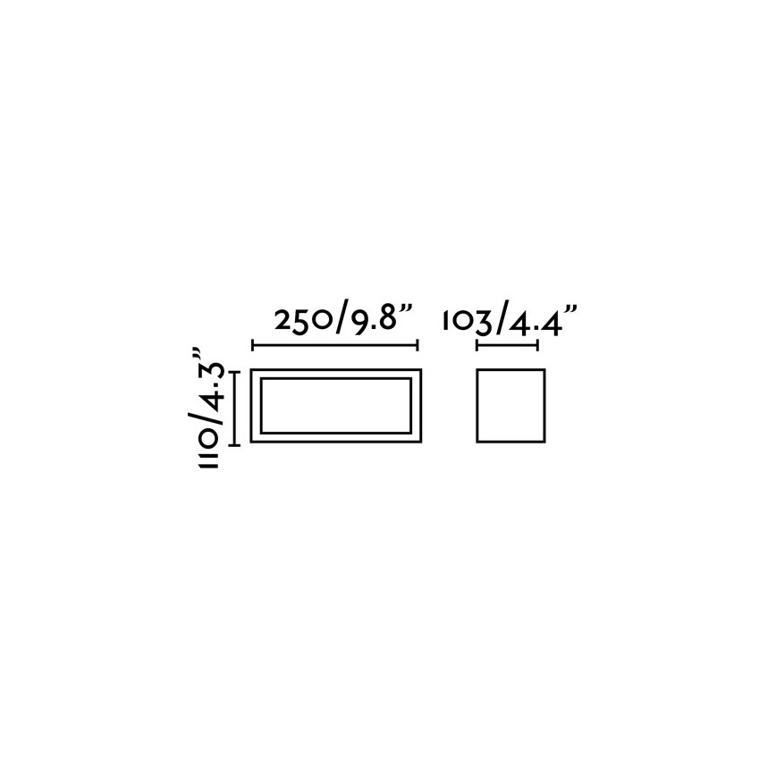 FARO 70573 - Āra sienas gaismeklis TEJO 1xE27/20W/230V IP54