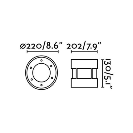 FARO 70587 - LED Āra pagalma lampa SURIA-24 LED/24W/230V IK08 IP67