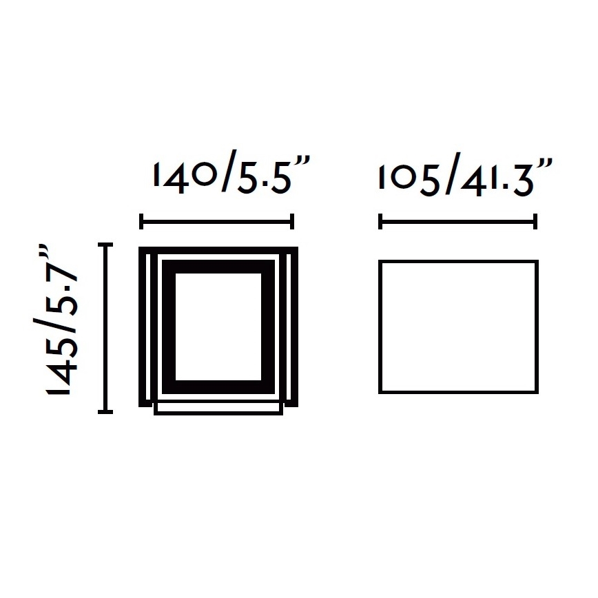 FARO 70637 - Āra LED sienas gaismeklis OLAN 2xLED/3W/230V IP54