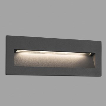 FARO 70638 - LED āra iebūvējamais gaismeklis NAT LED/8W/230V IP65 melns