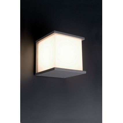 FARO 70689 - Āra sienas gaismeklis KUBICK 1xE27/60W/100-240V IP44