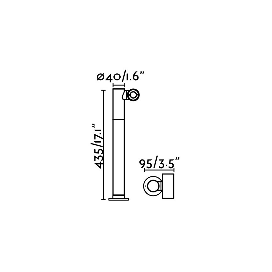 FARO 70783 - LED Āra lampa SPY-2 LED/6W/230V IP65