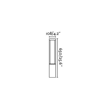 FARO 70842 - LED Āra lampa AGRA LED/9W/230V IP55 antracīta