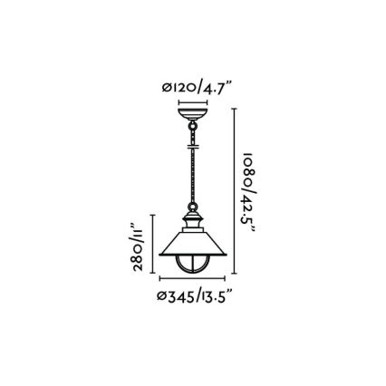 FARO 71139 - Āra piekarams gaismeklis NAUTICA 1xE27/11W/230V