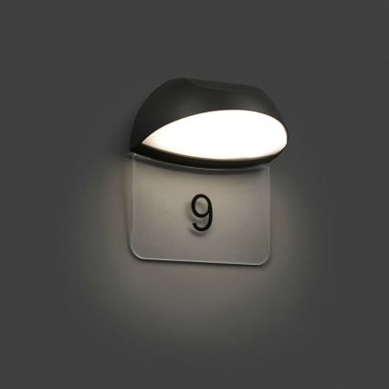 FARO 71197 - LED Āra sienas gaismeklis NUM LED/7W/230V IP54