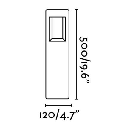 FARO 71199 - Āra LED lampa NAYA LED/8W/230V IP54