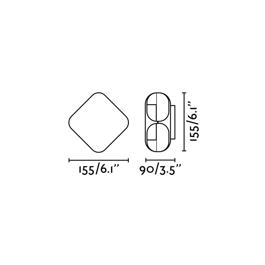 FARO 71212 - LED Āra sienas gaismeklis BU-OH LED/12W/230V IP65