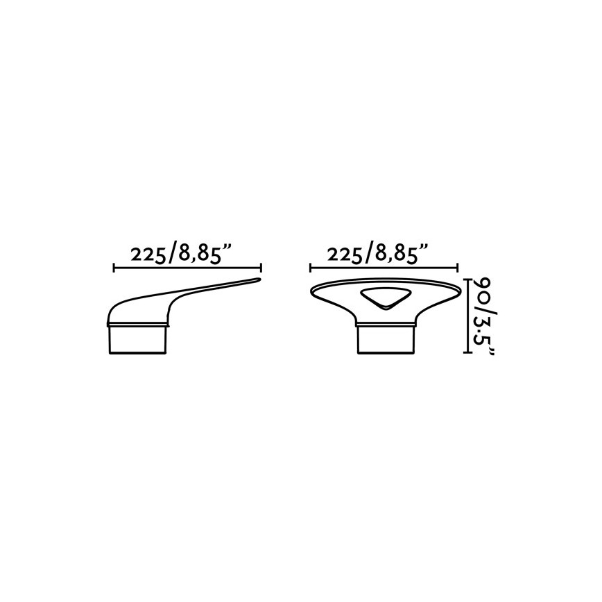 FARO 71223 - LED Āra sienas gaismeklis LOTUS LED/18W/230V IP65