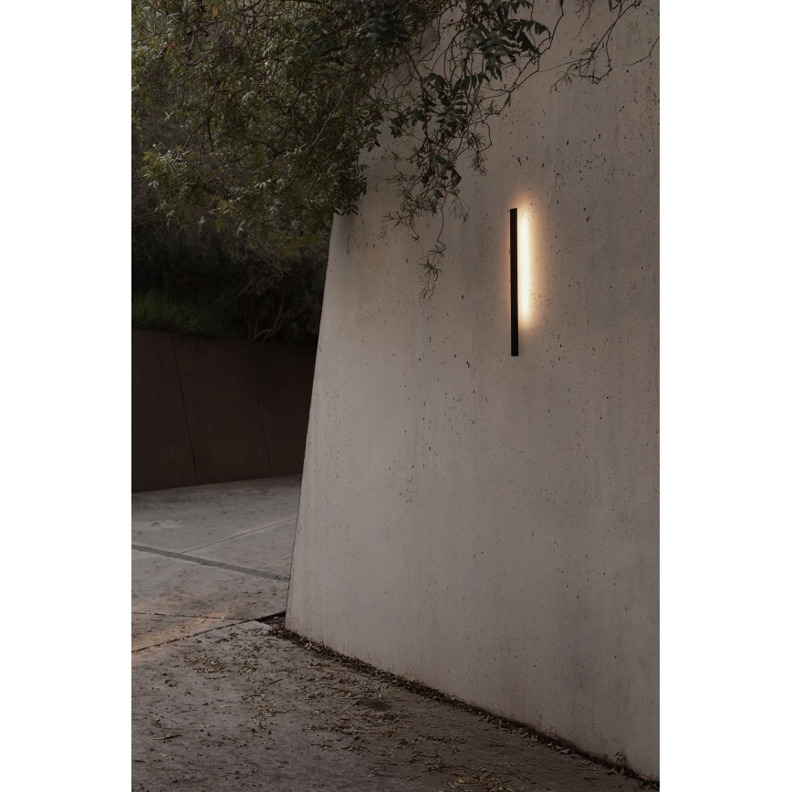 FARO 71800 - LED āra sienas gaismeklis LIME LED/6W/230V 2700/3000/4000K 60 cm CRI 90 IP65 melns