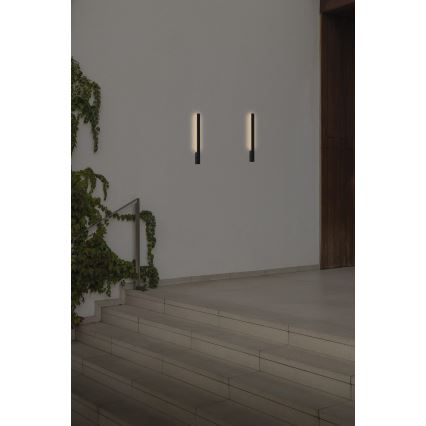 FARO 71800 - LED āra sienas gaismeklis LIME LED/6W/230V 2700/3000/4000K 60 cm CRI 90 IP65 melns