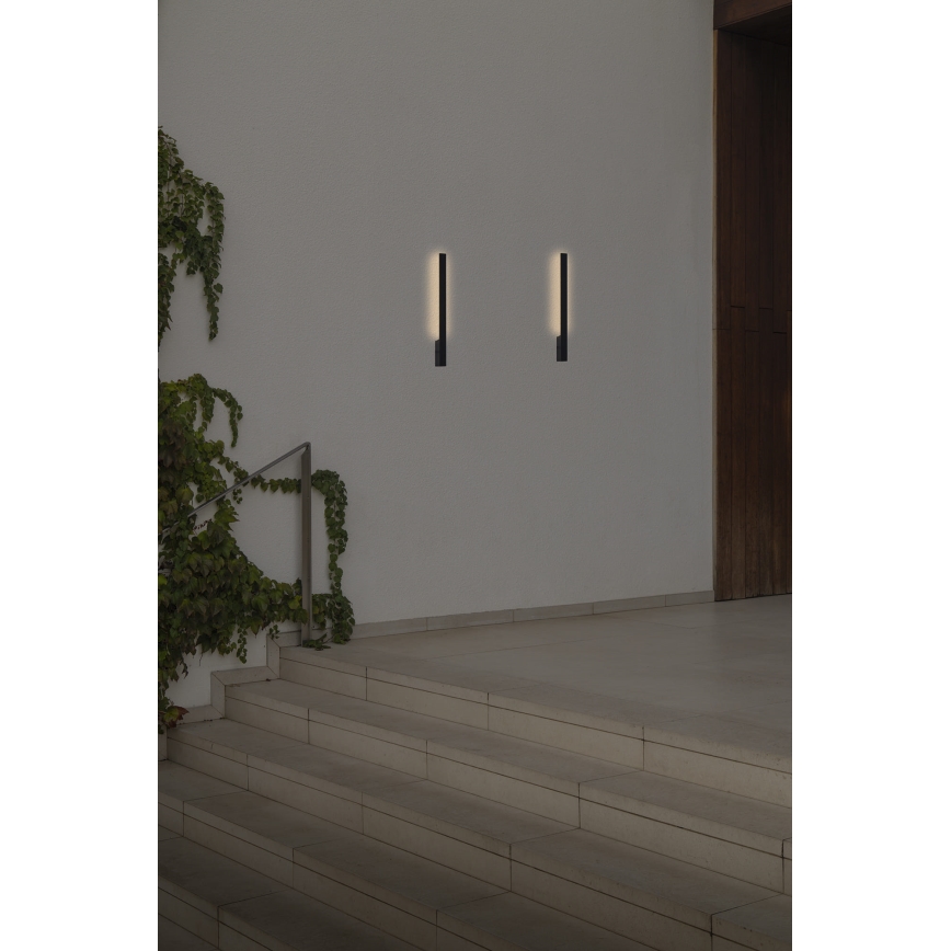 FARO 71800 - LED āra sienas gaismeklis LIME LED/6W/230V 2700/3000/4000K 60 cm CRI 90 IP65 melns